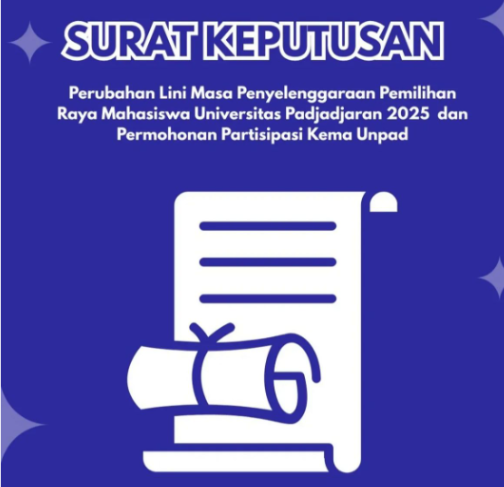 Publikasi perubahan kedua lini masa penyelenggaraan Prama Unpad melalui Surat Keputusan yang diunggah di Instagram @pramaunpad pada Selasa (03/06).
