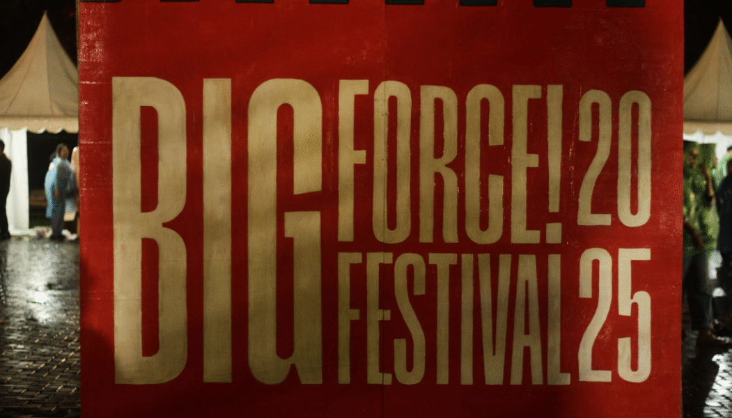 Papan tanda Big Force! Festival 2025 (Foto: Razan Jayaputra Partadinata / Fotografi Warta Kema)
