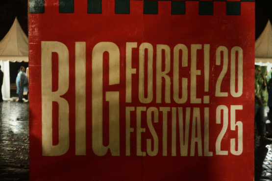 Papan tanda Big Force! Festival 2025 (Foto: Razan Jayaputra Partadinata / Fotografi Warta Kema)